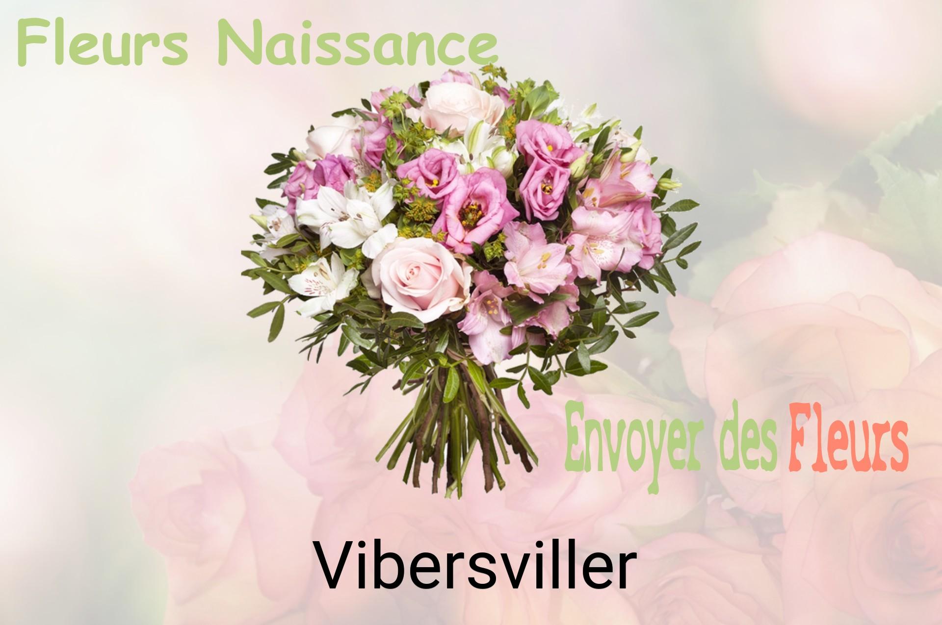 Bouquet de fleurs de naissance livré à Vibersviller